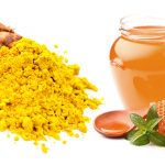 mật ong và nghệ