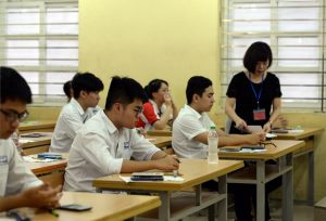 thí sinh dự thi