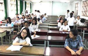 thí sinh tham gia cuộc thi